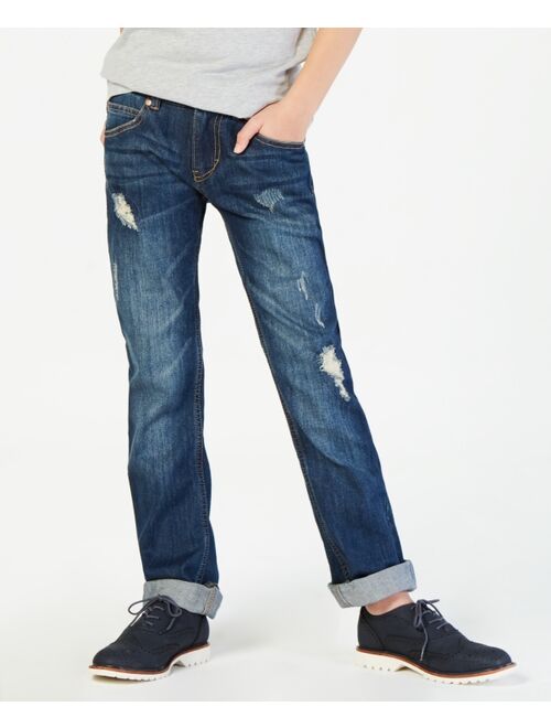 Tommy Hilfiger Big Boys Regular-Fit Niagara Distressed Stretch Jeans