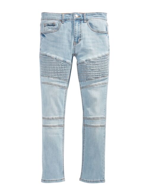 Big Boys Speedy Slim-Fit Stretch Moto Jeans, Created for Macy's