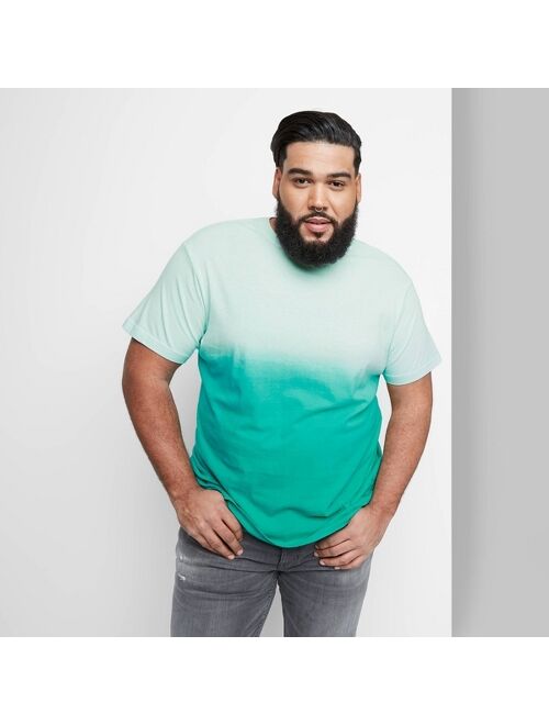 Men's Tie-Dye Standard Fit Short Sleeve Crewneck T-Shirt - Original Use™ Sea Green