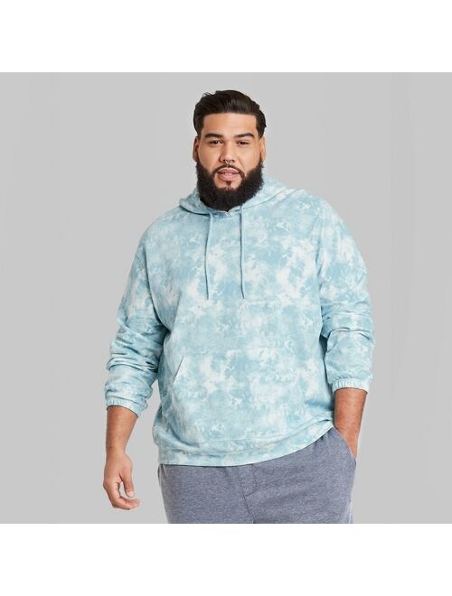 Men's Tie-Dye Standard Fit Hoodie Sweatshirt - Original Use™ Sea Green