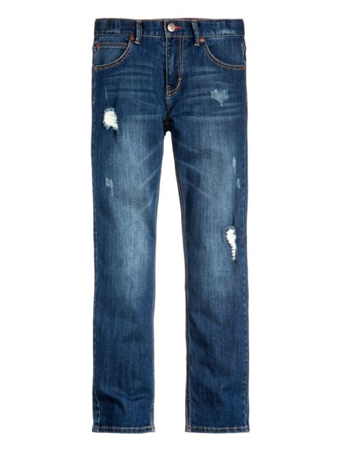 Tommy Hilfiger Straight-Fit Distressed Jeans, Little Boys