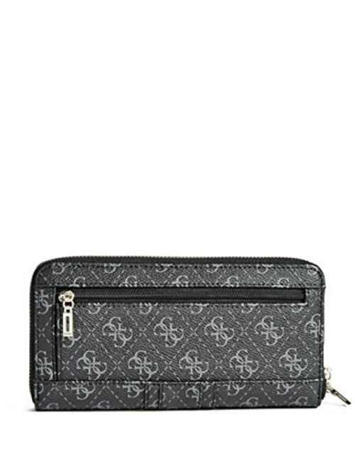 GUESS Lena Quattro G Zip-Around Wristlet Wallet Clutch Bag
