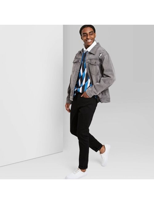 Men's Standard Fit Denim Jacket - Original Use™ Gray