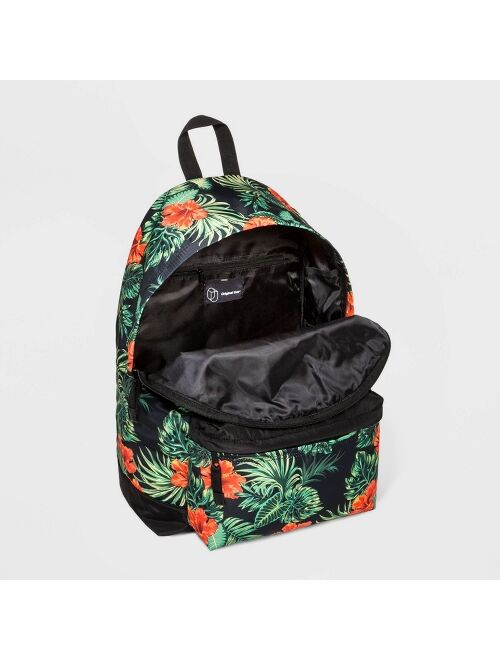Men's Floral Print Backpack - Original Use™ Black One Size