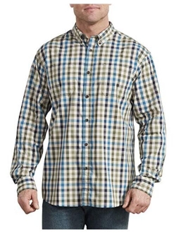 Men's Long Sleeve Flex Plaid Woven Shirt
