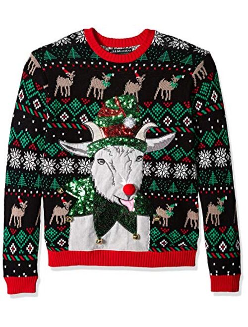 Blizzard Bay Men's Ugly Christmas Sweater Goats