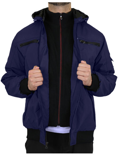 GBH Men's Heavyweight Jacket With Detachable Hood