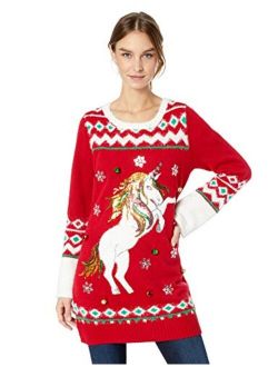 Women's Ugly Christmas Unicorn Sweater