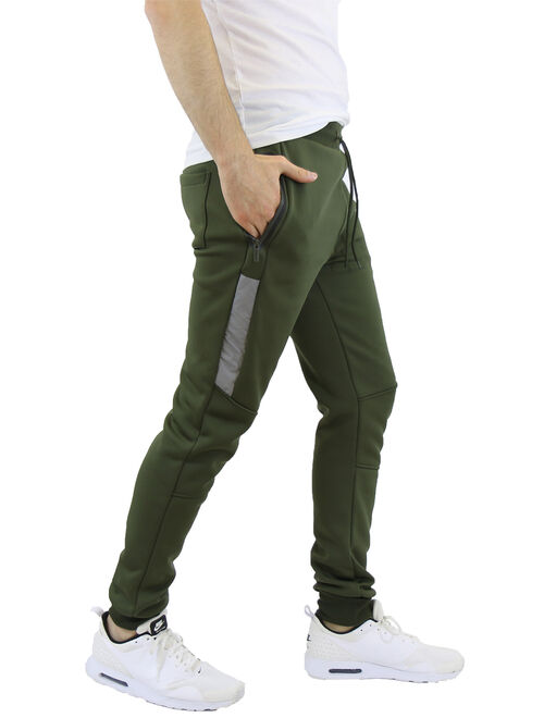 GBH Men's Fleece-Lined Joggers with Zipper Pockets