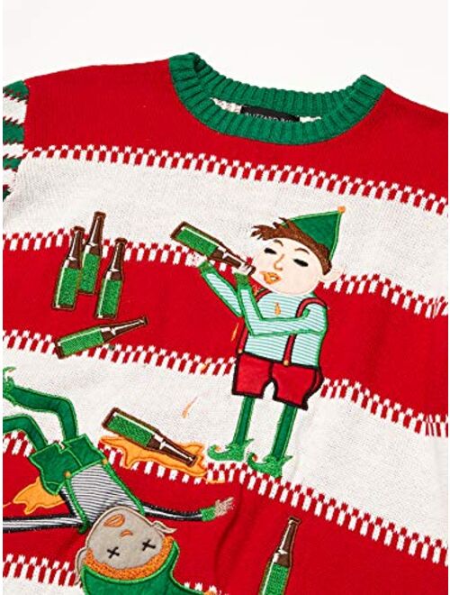 Blizzard Bay Men's Ugly Christmas Sweater Drinking