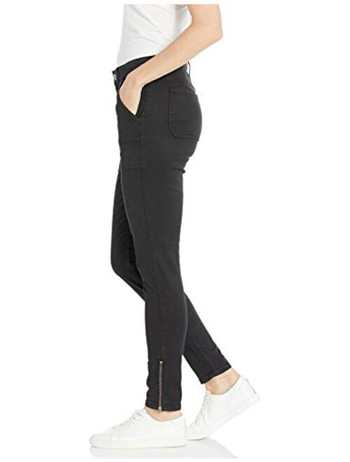 Daily Ritual Women's Standard Stretch Cotton/Lyocell Zip-Pocket Utility Pant