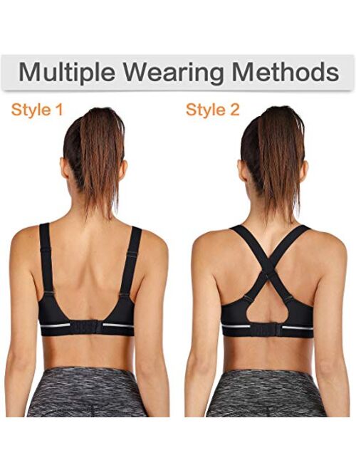 Buy IUGA Sports Bras for Women High Impact Sports Bra Workout Sports Bra  for Gym Running Fitness Rope Skipping Boxing online