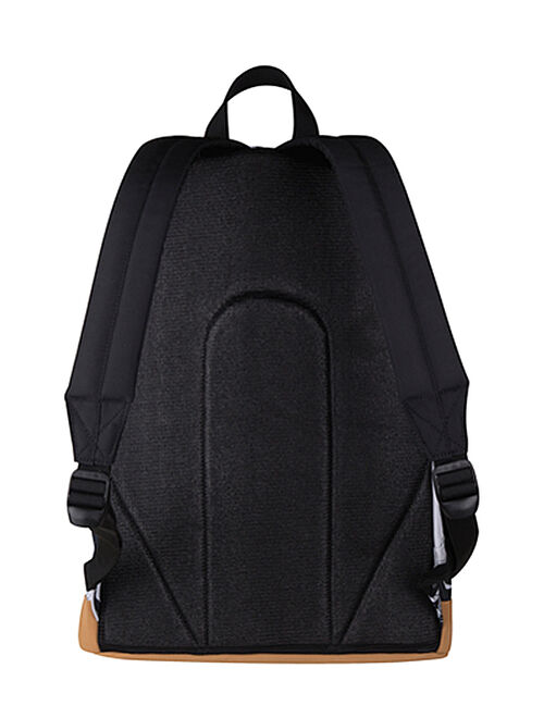 Volkano Black & White Marble Suede laptop Backpack