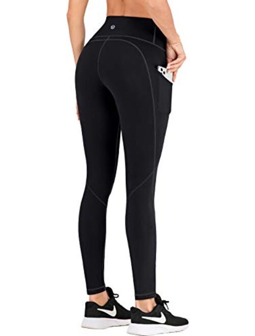 IUGA Leggings with Pockets for Women High Waisted Yoga Pants for Women Butt Lifting Workout Leggings for Women with 4 Pockets