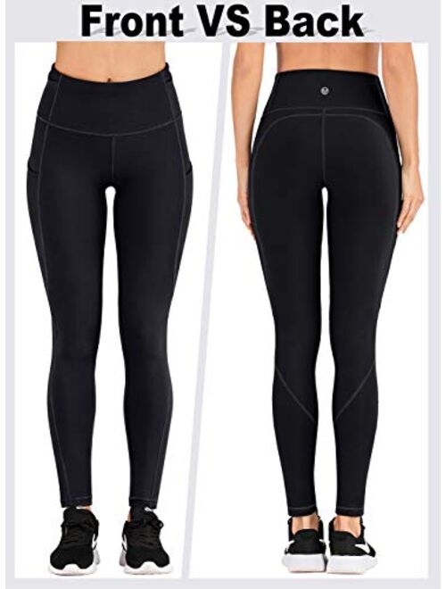 IUGA Leggings with Pockets for Women High Waisted Yoga Pants for Women Butt Lifting Workout Leggings for Women with 4 Pockets