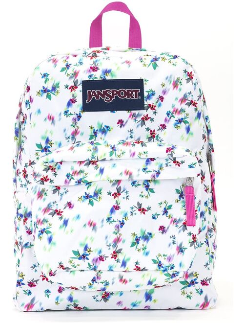 Jansport Superbreak Backpack - multi white floral haze