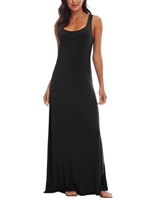 Buy Urban CoCo Women's Floral Print Sleeveless Tank Top Maxi Dress online |  Topofstyle