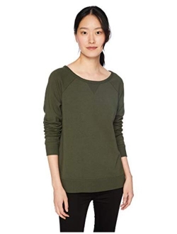 Amazon Brand - Daily Ritual Women's Oversized Terry Cotton and Modal High-Low Sweatshirt