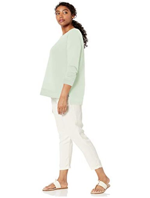 Amazon Brand - Daily Ritual Women's Oversized Terry Cotton and Modal High-Low Sweatshirt
