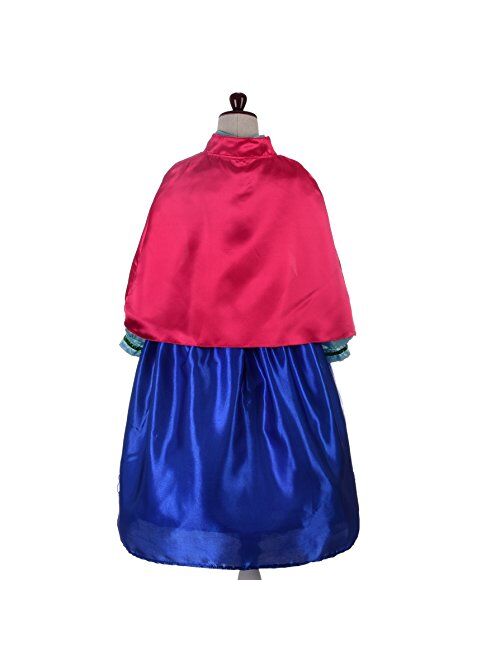 Dressy Daisy Girls' Ice Princess Sister Costume Dresses Birthday Halloween Christmas Fancy Party Outfit Size 3-10