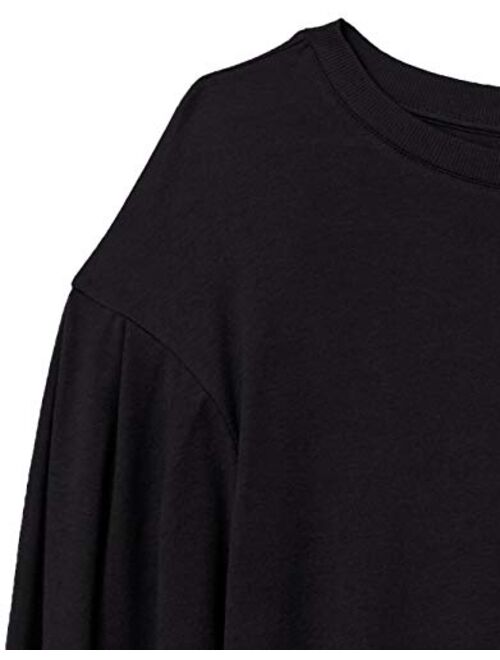 Amazon Brand - Daily Ritual Women's Pima Cotton and Modal Interlock Volume Balloon-Sleeve Top