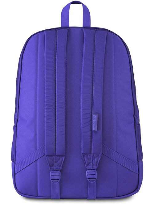 JanSport Mono SuperBreak Backpack - Lightweight Laptop Bag | Violet Purple