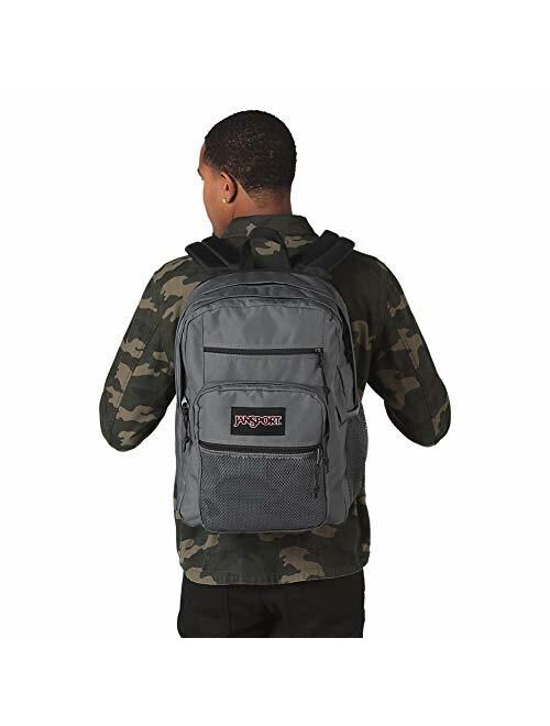 Jansport Big Campus Backpack - Lightweight 15" Laptop Bag Deep Grey