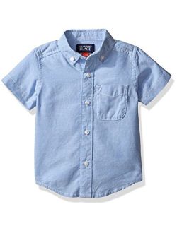 Boys' Baby and Toddler Uniform Oxford Button Down Shirt
