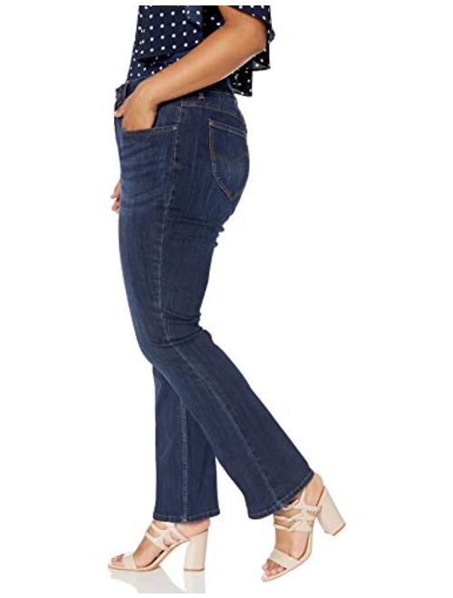Lee Riders Riders by Lee Indigo Women's Plus Size Heritage High Rise Skinny Flare Jean