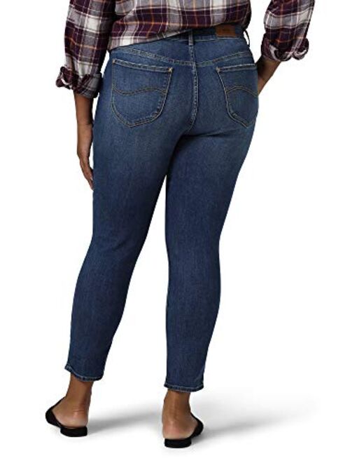 Lee Riders Riders by Lee Indigo Women's Plus Size Heritage High Rise Skinny Ankle Jean