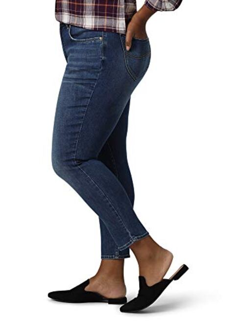 Lee Riders Riders by Lee Indigo Women's Plus Size Heritage High Rise Skinny Ankle Jean