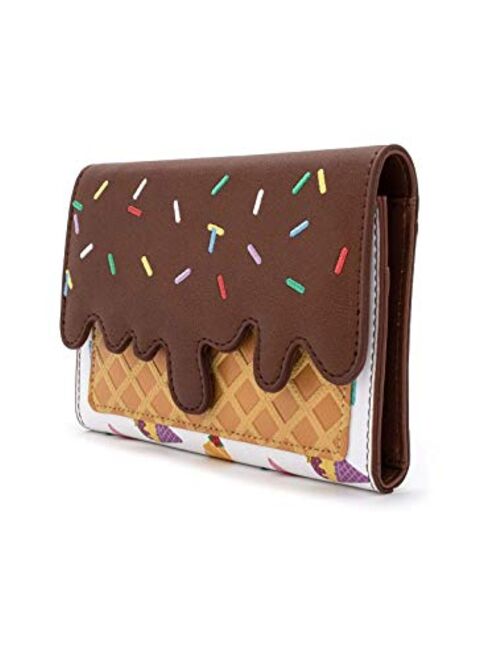 Loungefly Disney Princess Ice Cream Die Cut Wallet