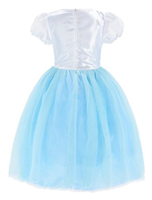Princess Costumes Fancy Party Birthday, Christmas Dress for Little Girls with Accessories 2-11 Years