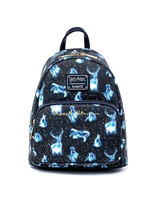 Loungefly Harry Potter Expecto Patronus All Over Print Womens Double Strap Shoulder Bag Purse