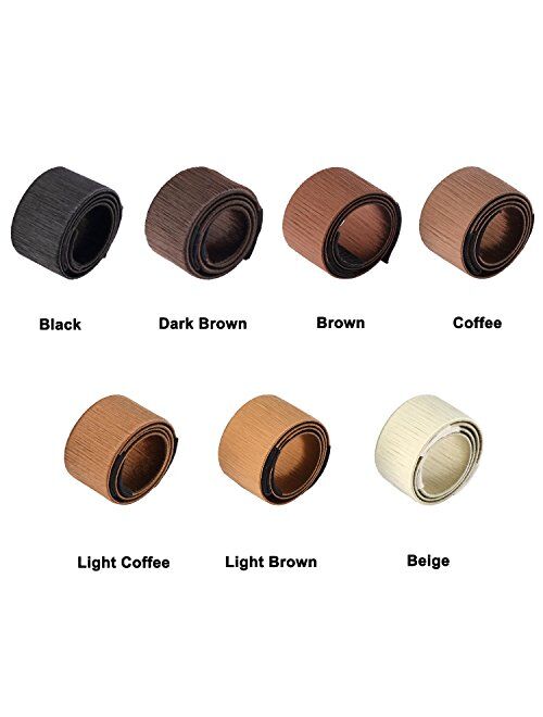 Donut Bun Maker by Sheevol Beauty, Hair Bun Making Styling, Fashion Hair Styling Disk, Hair Band Accessory, DIY Hair Styling Tool for Women Girls, 7 Pack (7 colors)