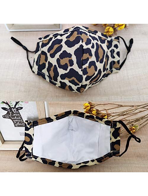 Fashionable Women Washable Reusable Outdoor Dust Cover with Adjustable Ear Loops Fashion floral print for Women and Girl