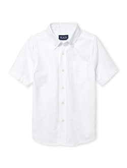 Boys' Short Sleeve Uniform Oxford Shirt
