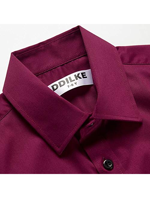 Buy DDILKE Boys' Short Sleeve Dress ...