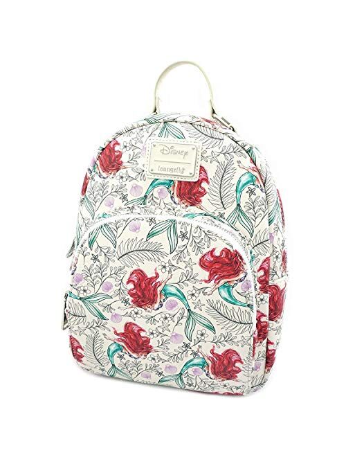Loungefly x The Little Mermaid Ariel Allover-Print Mini Backpack