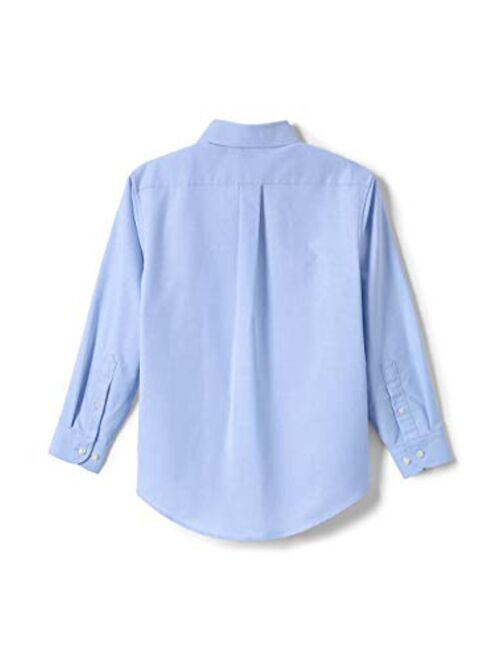 Lands' End School Uniform Little Boys Long Sleeve Oxford Dress Shirt