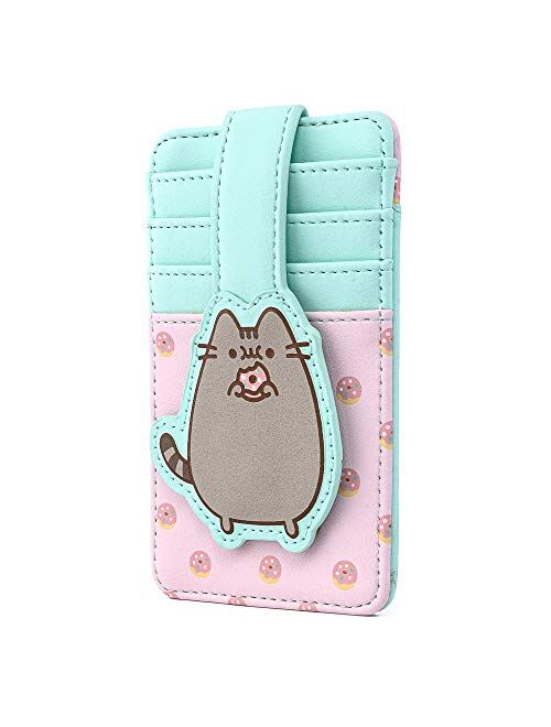 Loungefly Pusheen the Cat Donuts Faux Leather Card Holder Wallet