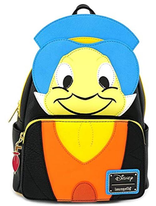 Loungefly Pinocchio Jiminy Cricket Faux Leather Mini Backpac Standard