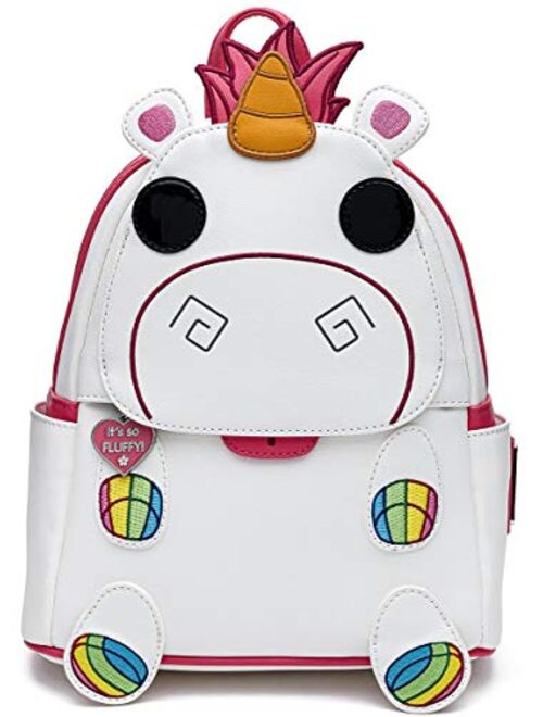 Loungefly Minions POP Fluffy Unicorn Cosplay Womens Double Strap Shoulder Bag Purse
