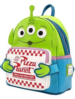 Disney Toy Story Alien Pizza Planet Box Faux Leather Mini Backpack