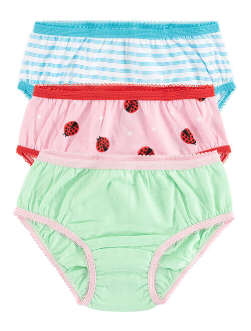 Wonder Nation Toddler Girls Underwear, 18-Pack Cotton Briefs