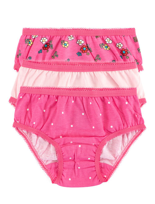 Wonder Nation Toddler Girls Underwear, 18-Pack Cotton Briefs