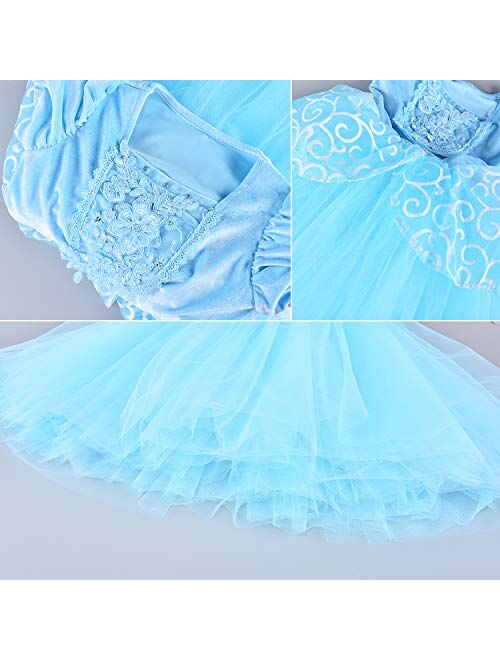 Party Chili Princess Costume for Girls Dress Up with Accessories 3-12 Years