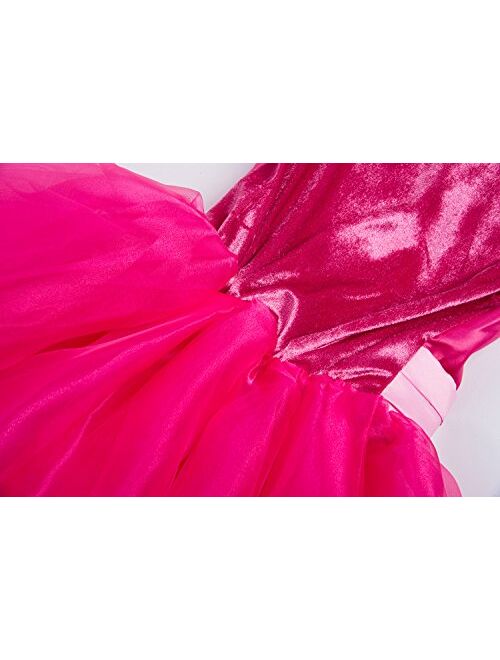 Okidokiyo Little Girls Princess Costume Halloween Party Dress Up