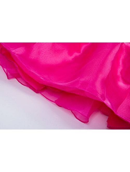 Okidokiyo Little Girls Princess Costume Halloween Party Dress Up