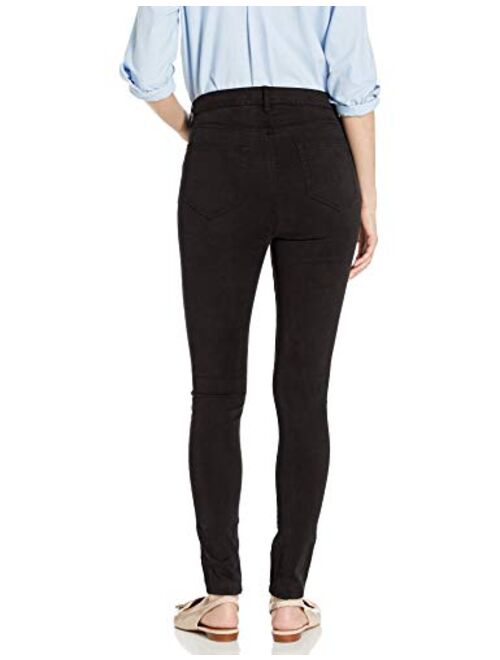 Daily Ritual Women's Standard Stretch Sateen High-Rise Skinny-fit Pant